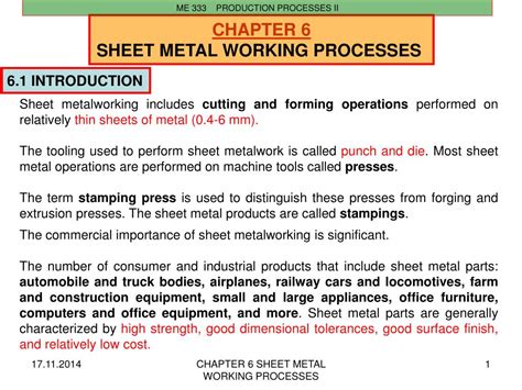 metalworking ppt